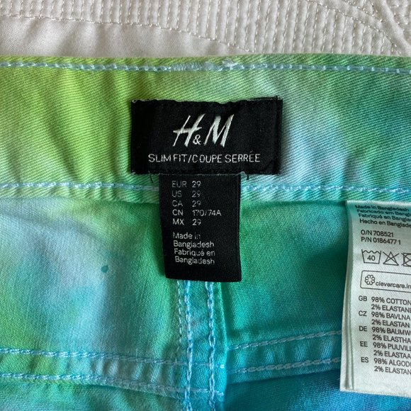 Tie dyed H&M Men's Jeans - Picture 3 of 3